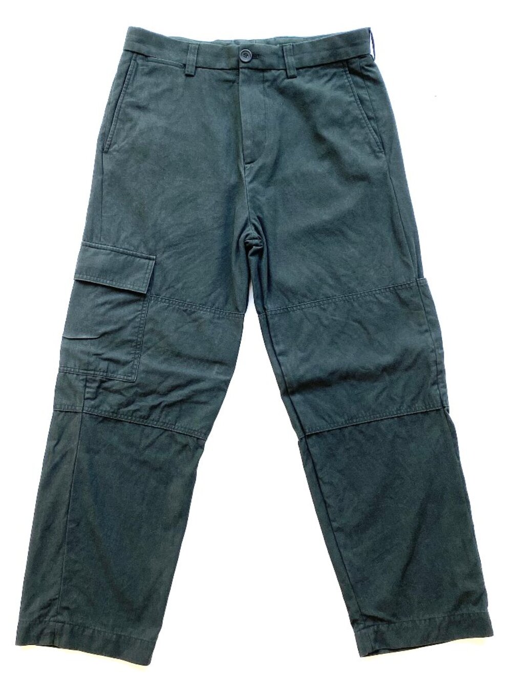 COS Mens Utility Cargo Pants Tencel Cotton Green Size 30